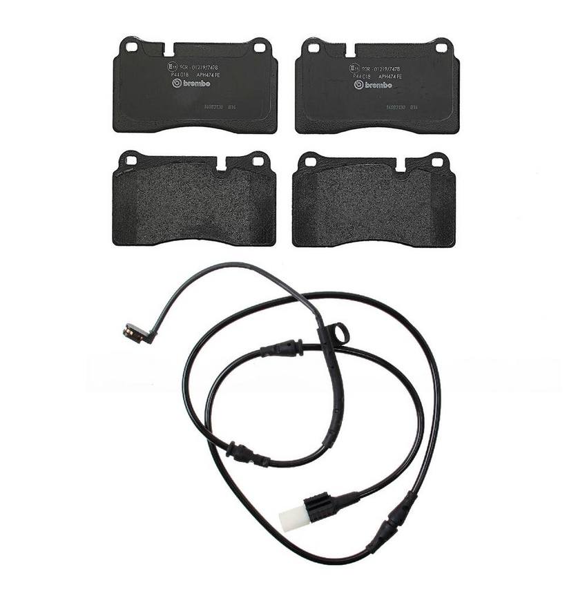 Land Rover Brakes Kit Brembo Pads Front (LowMet) (with Sensor